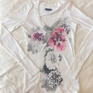 American Eagle long sleeve floral top
